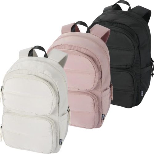 13011406_g1 Mochila para portátil reciclada GRS de 15,6 polegadas e 18 L Puffer
