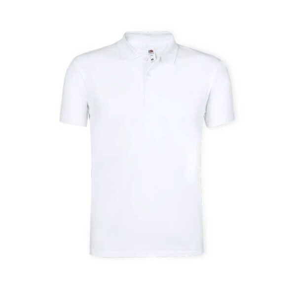 1323-001-P Camisa Polo Branca Original para Adulto