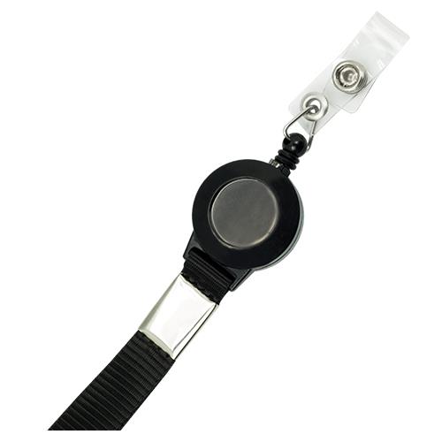 Lanyard com extensível para porta credenciais