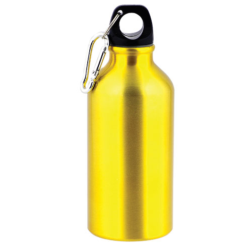 Garrafa em Aluminio 400ml com mosquetão