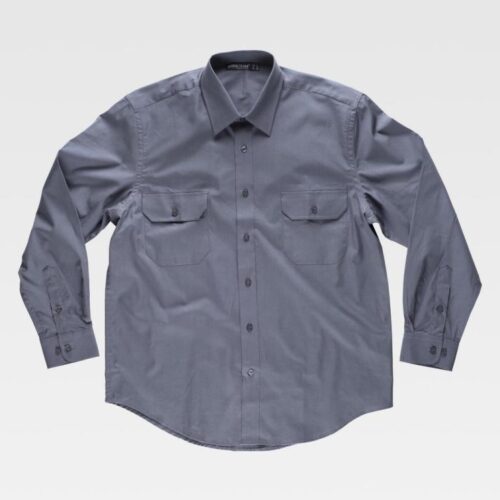 B8200-GR-0 Básicos camisa algodão