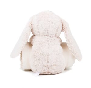 Coelho de peluche e cobertor 40cm
