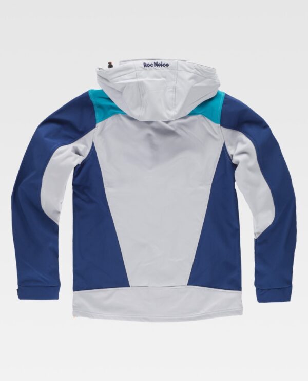 RN2010001-GRC_AZ_TQ-5 Roc neige softshell jaqueta com 3 cores