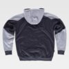 S5530-NG_GRC-5 Básicos sweatshirt com fecho
