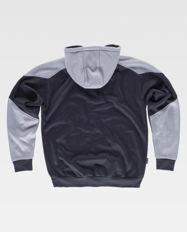 S5530-NG_GRC-5 Básicos sweatshirt com fecho