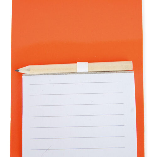 Caderno com Iman Fridge + lápis