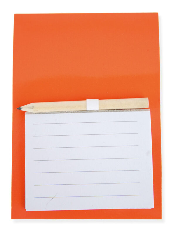 Caderno com Iman Fridge + lápis