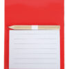 Caderno com Iman Fridge + lápis