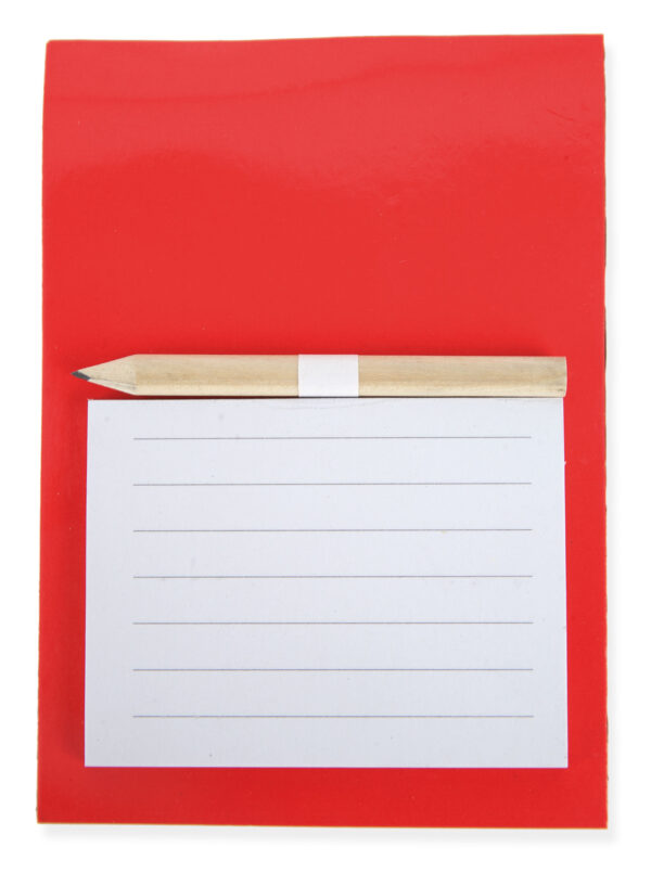 Caderno com Iman Fridge + lápis