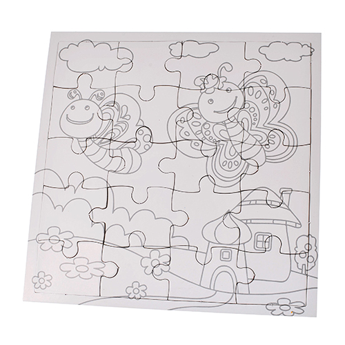 Puzzle em cartão