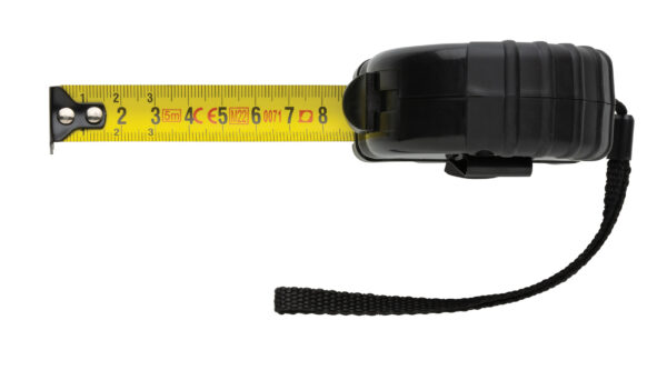 p112.11__p112.111__1004 Fita métrica de 5 m / 19 mm em plástico reciclado RCS