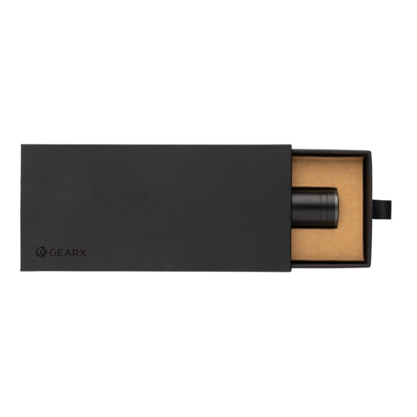 p513.90__p513.901__1012 Lanterna recarregável USB Gear X em alumínio reciclado RCS