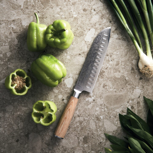 Faca Santoku Hattasan Damascus VINGA