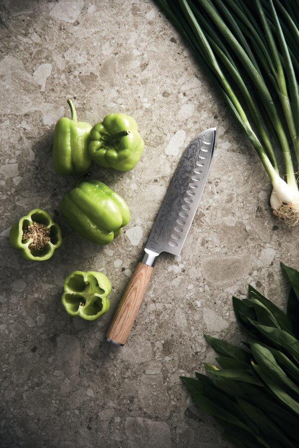 Faca Santoku Hattasan Damascus VINGA