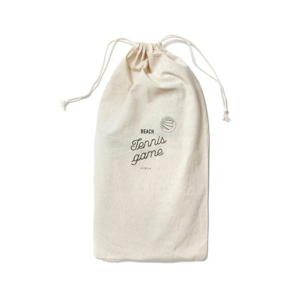 Kit de raquétes de madeira de praia Vinga