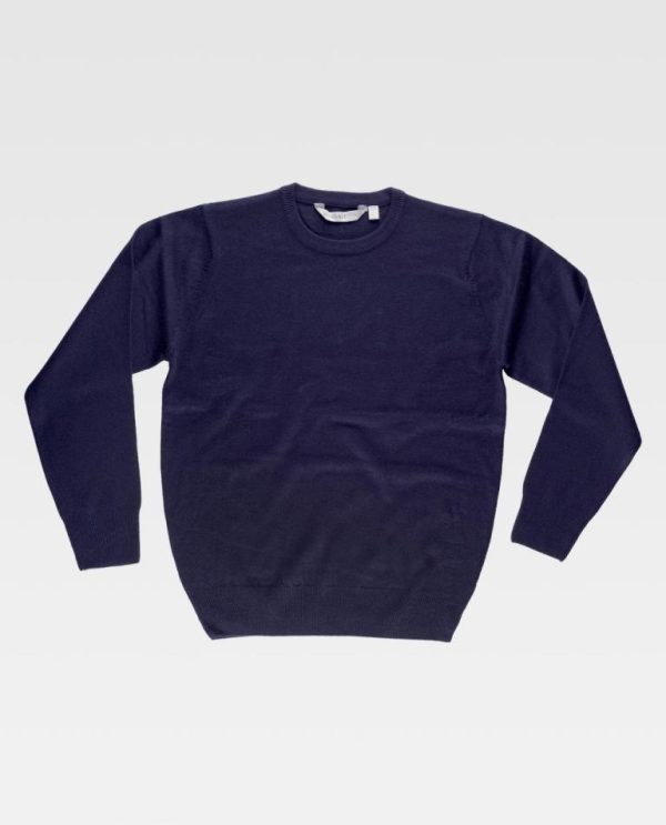 Camisola básica com gola redonda em ponto fino 330gm
