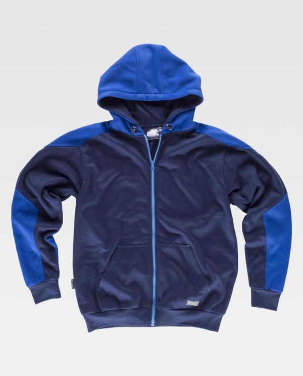 S5530-MR_AZ-0 Básicos sweatshirt com fecho