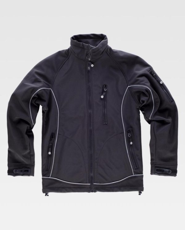 S9060-NG-0 Casaco Workshell de manga